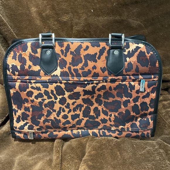 Leopard Print Tracker Laptop Bag - Picture 6 of 6